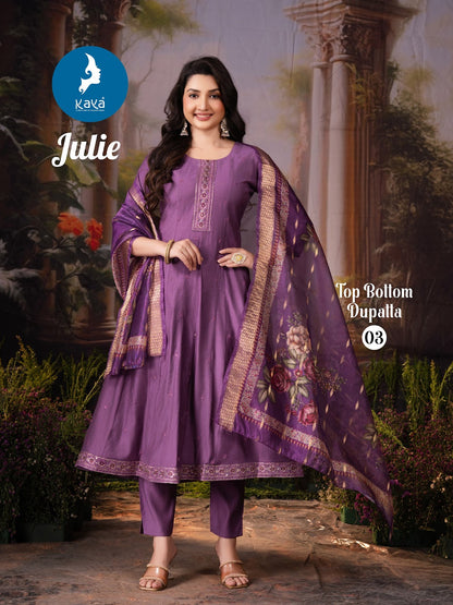 Julie Kaya Vertican Readymade Anarkali Suits Exporter India