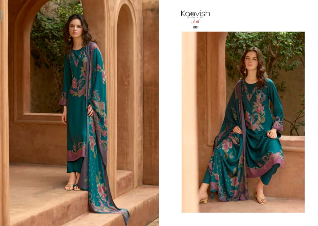 Julie Kilory Kaavish Viscose Pashmina Suits Wholesale Price