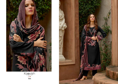 Julie Kilory Kaavish Viscose Pashmina Suits Wholesale Price