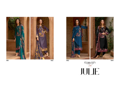 Julie Kilory Kaavish Viscose Pashmina Suits Wholesale Price