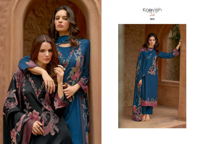 Julie Kilory Kaavish Viscose Pashmina Suits Wholesale Price