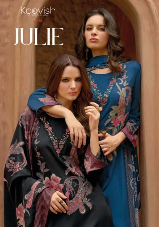 Julie Kilory Kaavish Viscose Pashmina Suits Wholesale Price