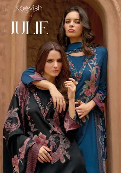 Julie Kilory Kaavish Viscose Pashmina Suits Wholesale Price