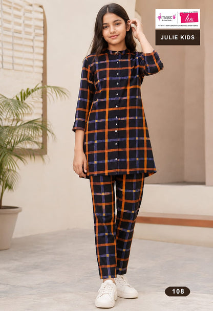 Julie Vol 1 Mystic 9 Viscose Girls Co Ord Set Wholesaler Gujarat