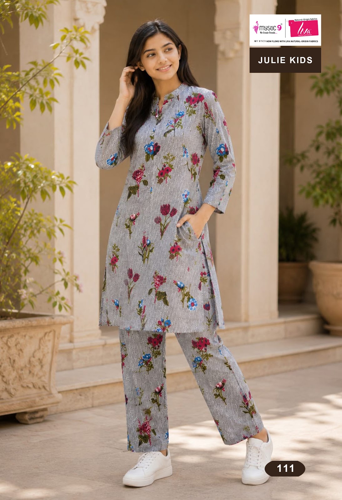 Julie Vol 1 Mystic 9 Viscose Girls Co Ord Set Wholesaler Gujarat