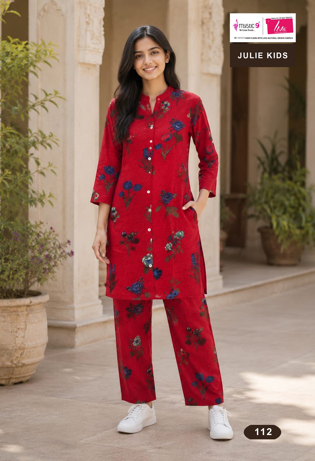 Julie Vol 1 Mystic 9 Viscose Girls Co Ord Set Wholesaler Gujarat
