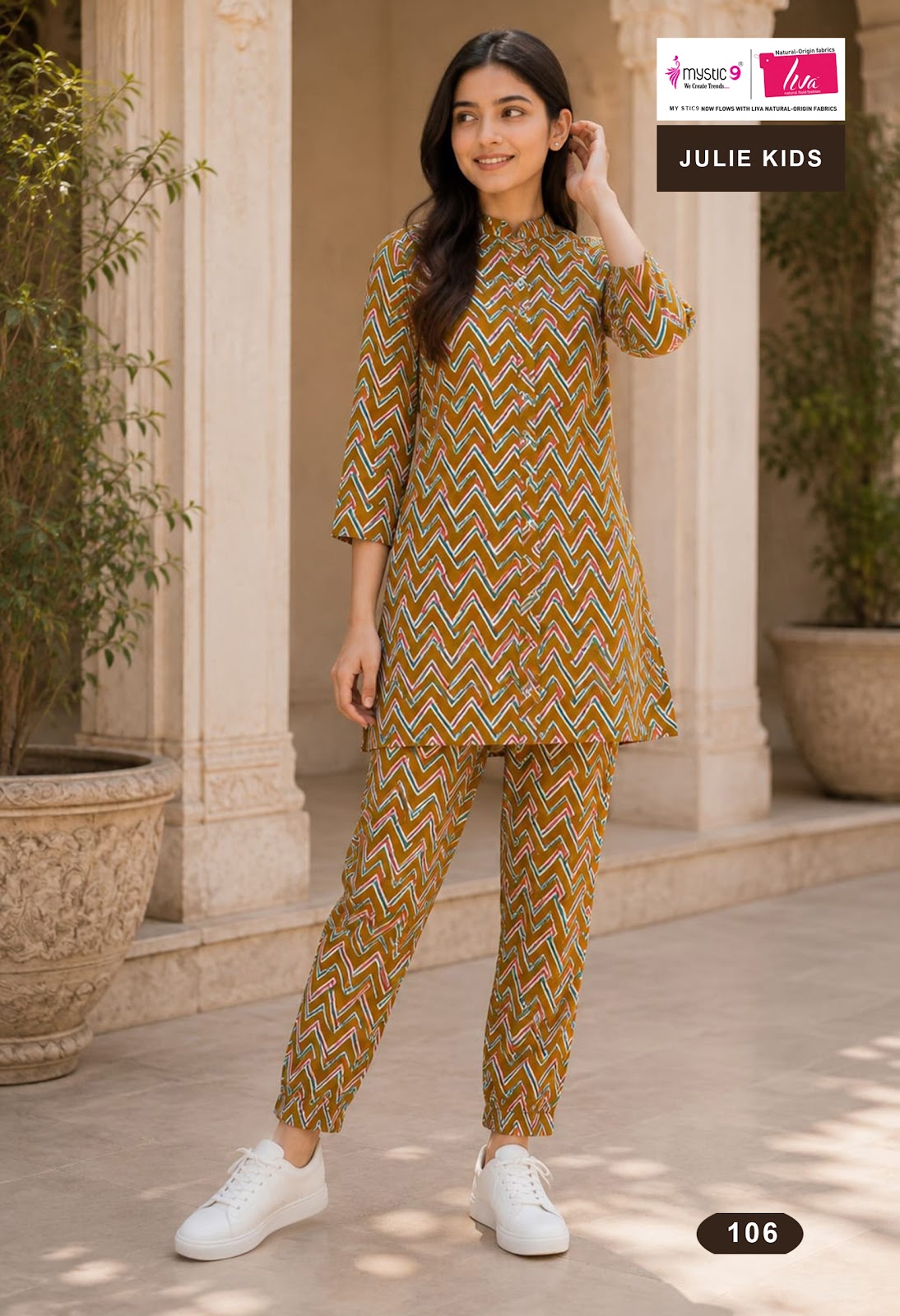 Julie Vol 1 Mystic 9 Viscose Girls Co Ord Set Wholesaler Gujarat