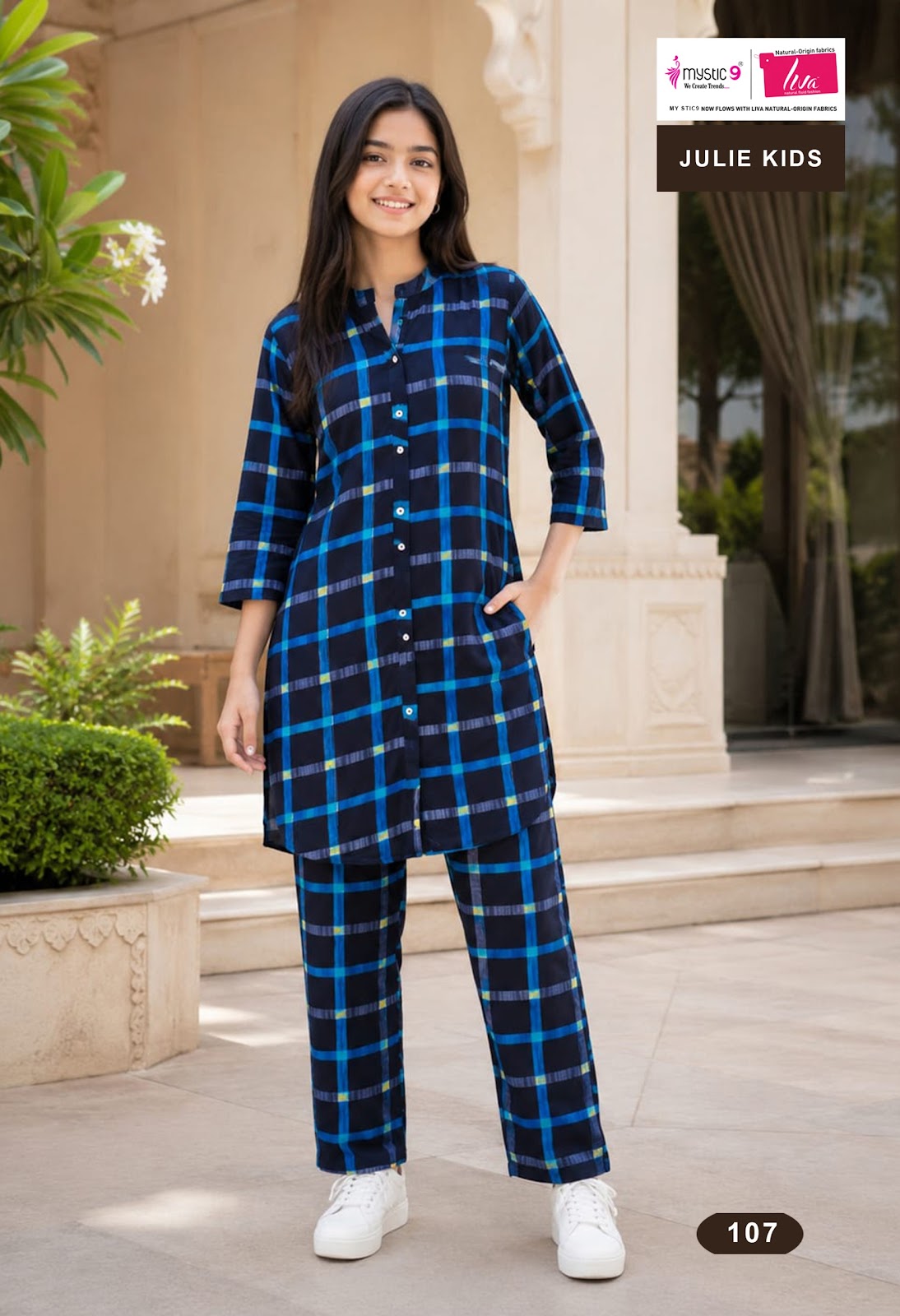 Julie Vol 1 Mystic 9 Viscose Girls Co Ord Set Wholesaler Gujarat