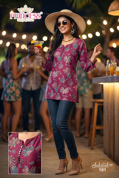 Julieat Princess Creation Vetican Short Kurtis Supplier Gujarat