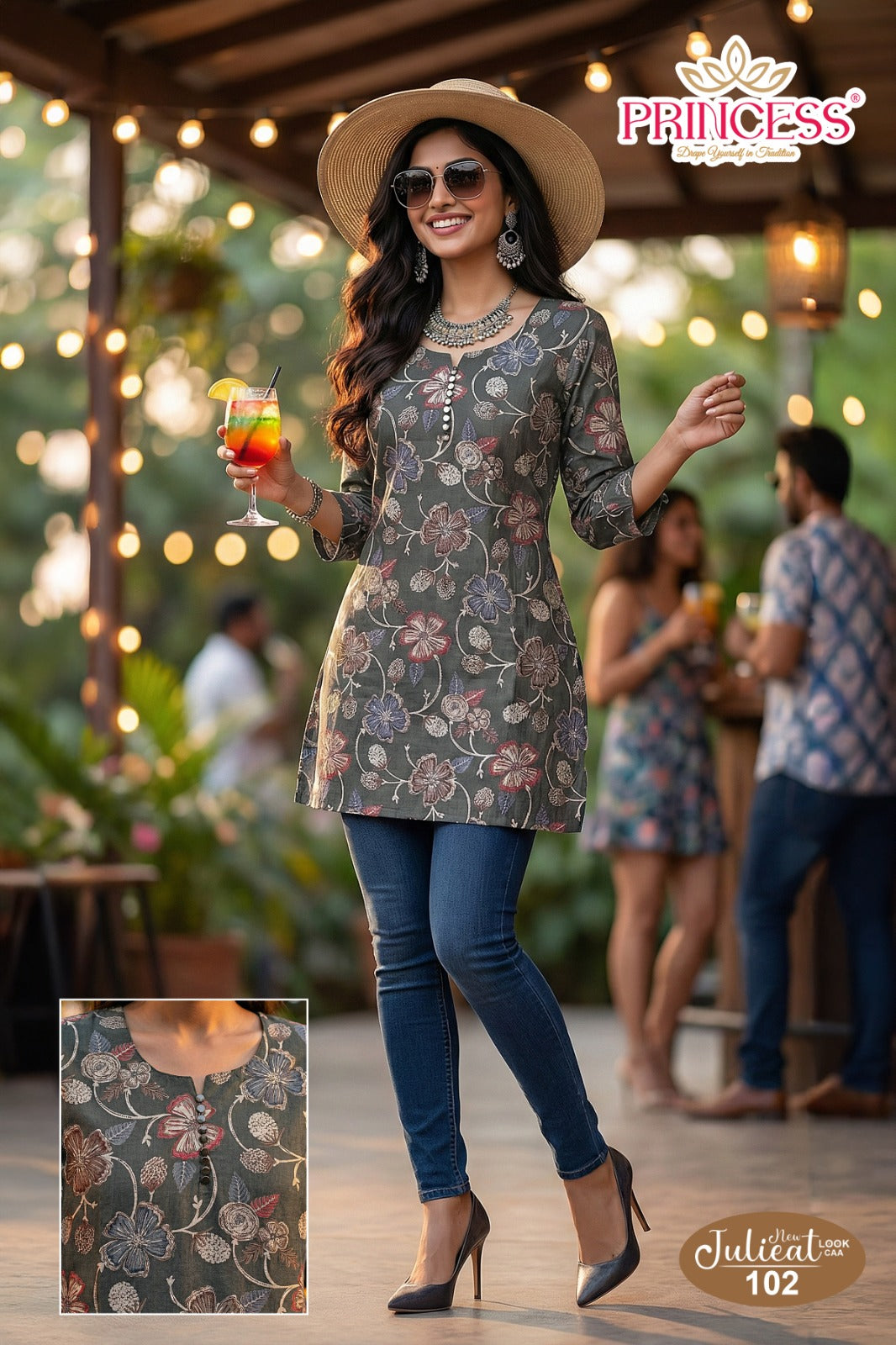 Julieat Princess Creation Vetican Short Kurtis Supplier Gujarat