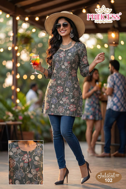 Julieat Princess Creation Vetican Short Kurtis Supplier Gujarat