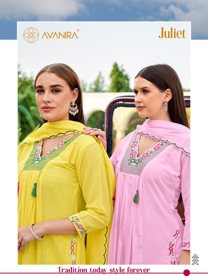 Juliet Avanira Mal Cotton Readymade Anarkali Suits Manufacturer