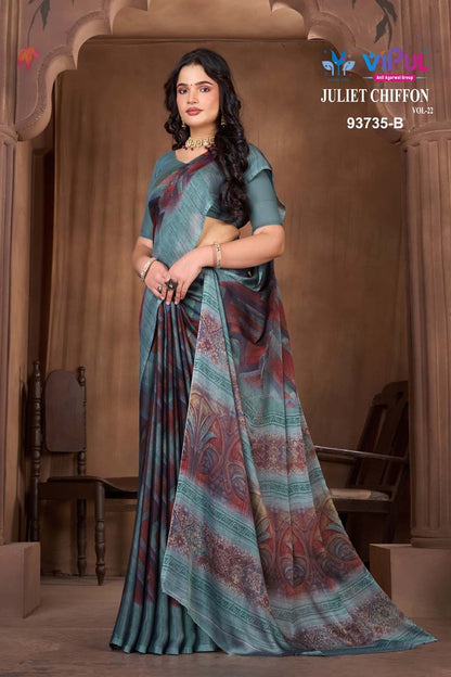 Juliet Chiffon Vol 22 Vipul Sarees Manufacturer Gujarat
