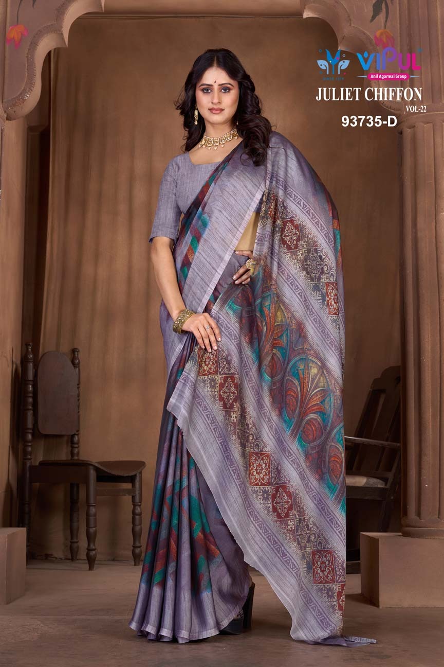 Juliet Chiffon Vol 22 Vipul Sarees Manufacturer Gujarat