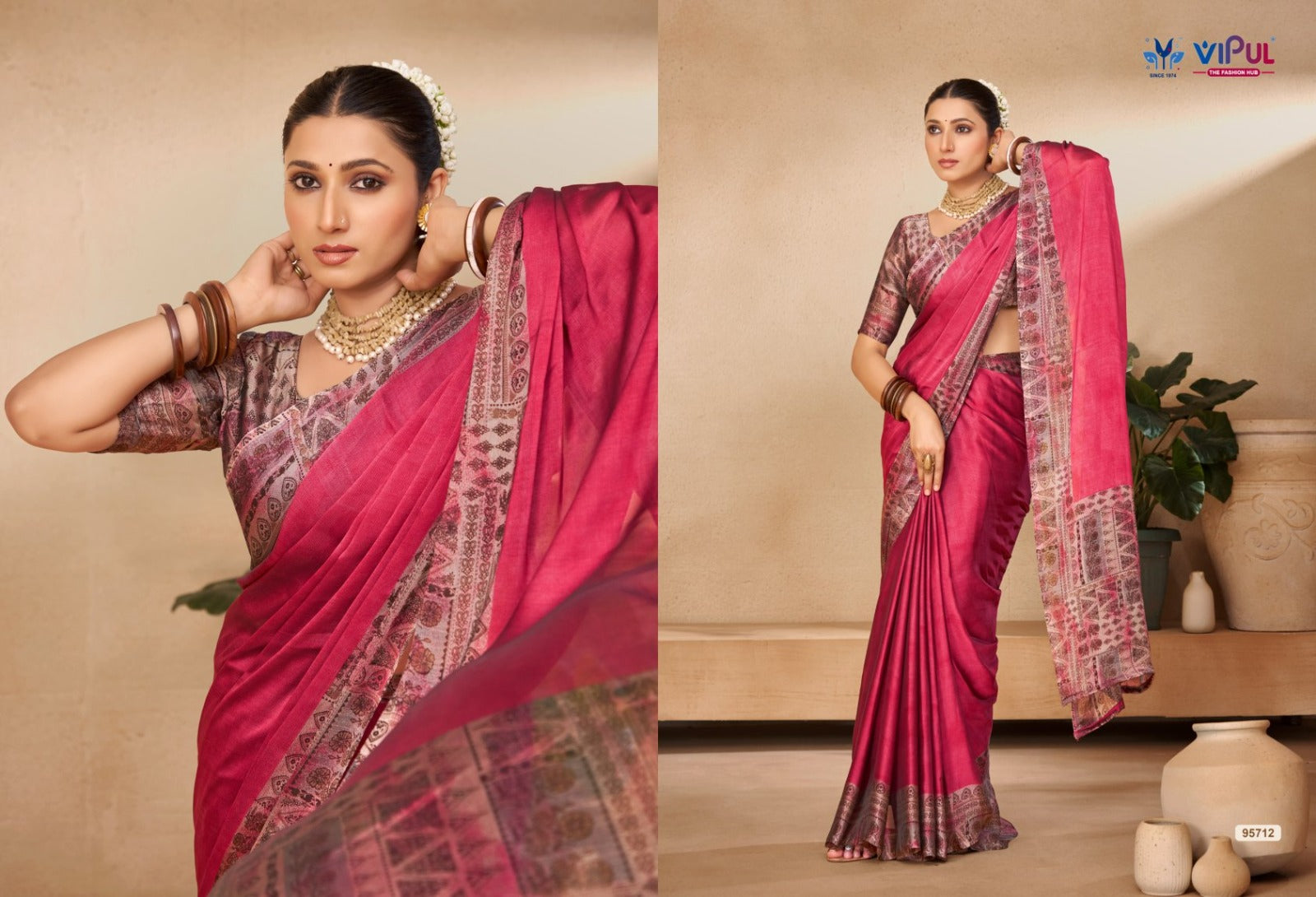 Juliet Chiffon Vol 29 Vipul Rangoli Sarees Wholesaler India