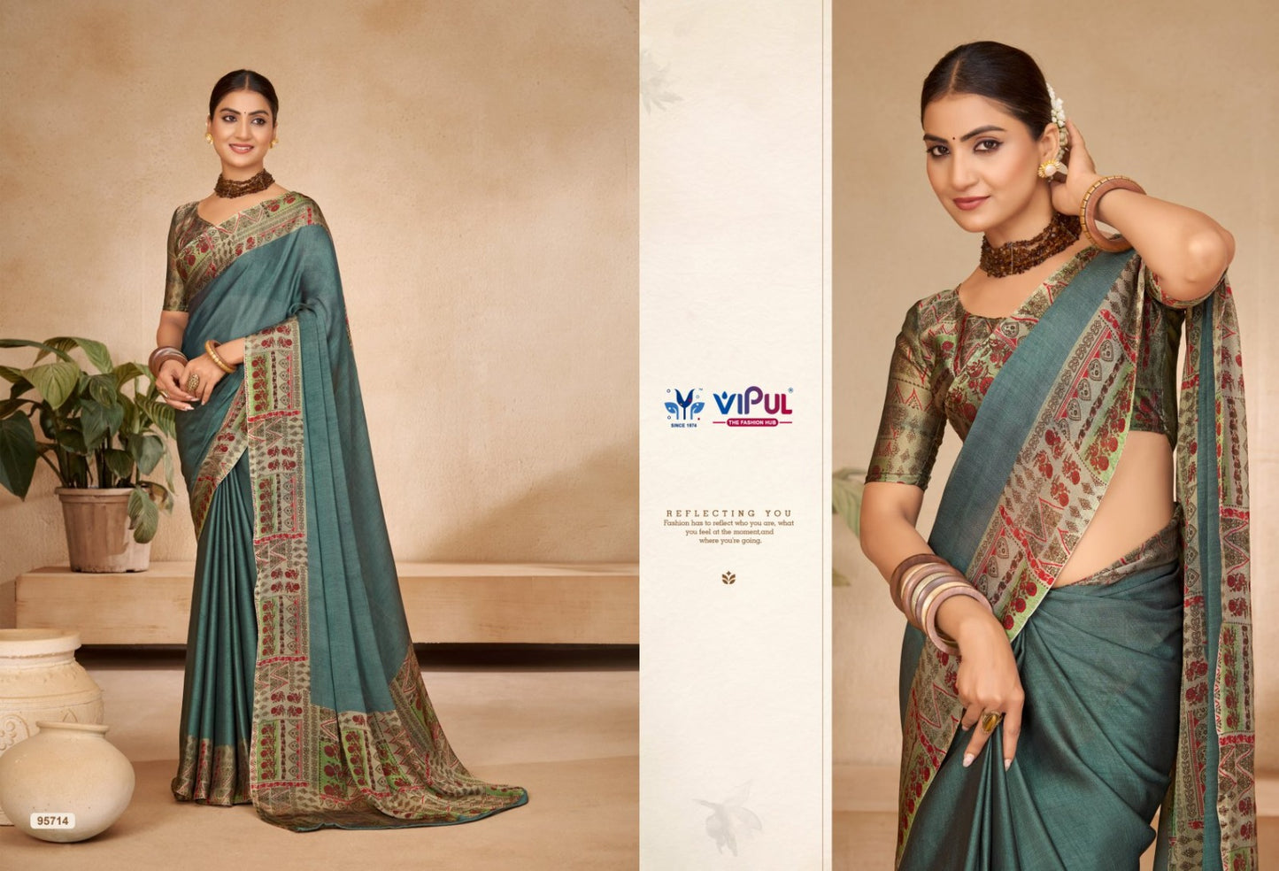 Juliet Chiffon Vol 29 Vipul Rangoli Sarees Wholesaler India