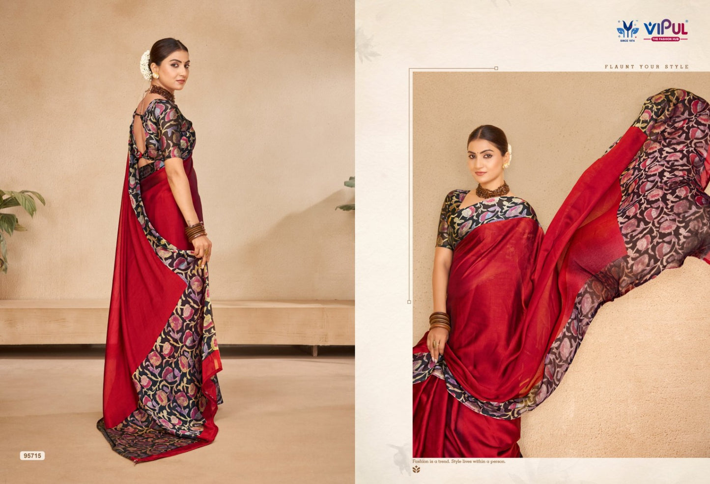 Juliet Chiffon Vol 29 Vipul Rangoli Sarees Wholesaler India