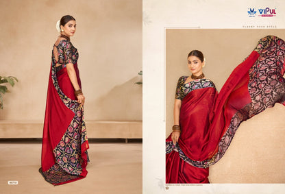 Juliet Chiffon Vol 29 Vipul Rangoli Sarees Wholesaler India