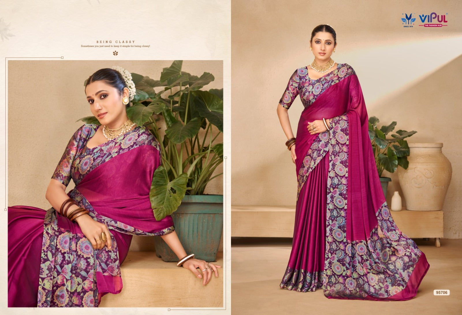 Juliet Chiffon Vol 29 Vipul Rangoli Sarees Wholesaler India