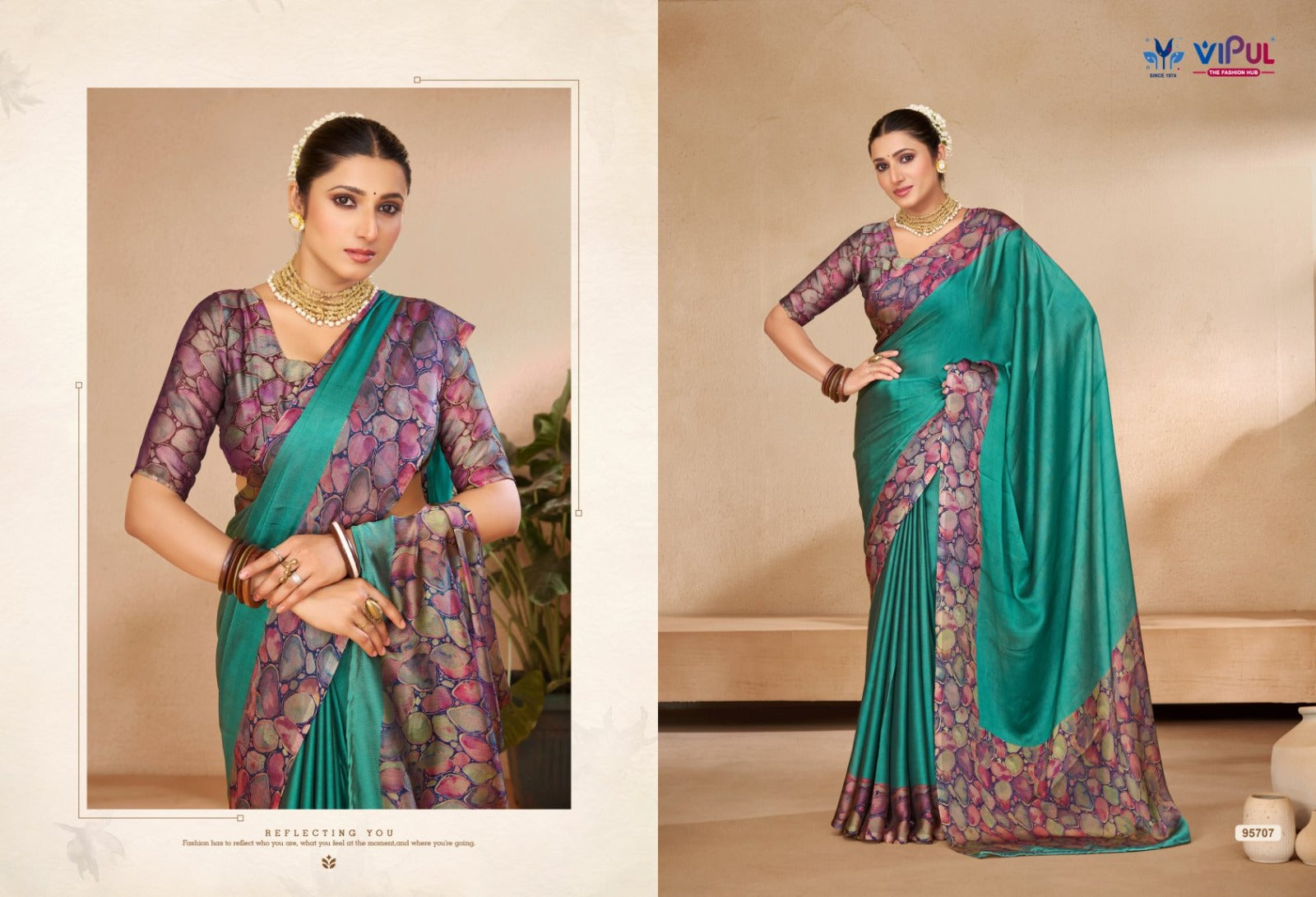 Juliet Chiffon Vol 29 Vipul Rangoli Sarees Wholesaler India