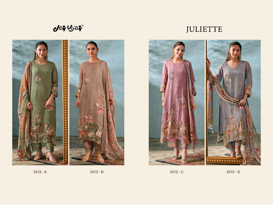 Juliette 3312 Jay Vijay Organza Pant Style Suits Wholesale Rate