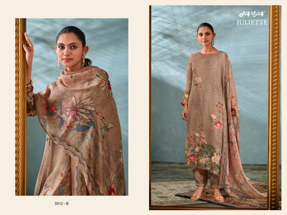 Juliette 3312 Jay Vijay Organza Pant Style Suits Wholesale Rate