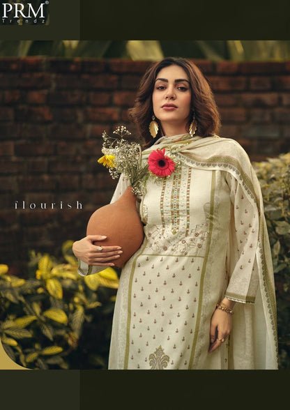 Juliette Prm Trendz Bemberg Muslin Pant Style Suits Manufacturer India