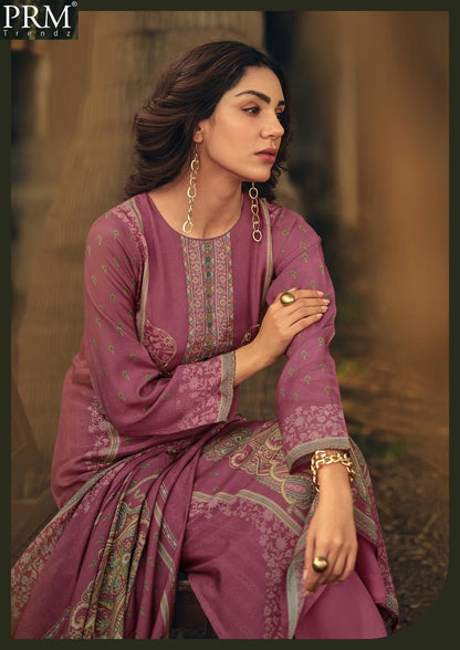 Juliette Prm Trendz Bemberg Muslin Pant Style Suits Manufacturer India