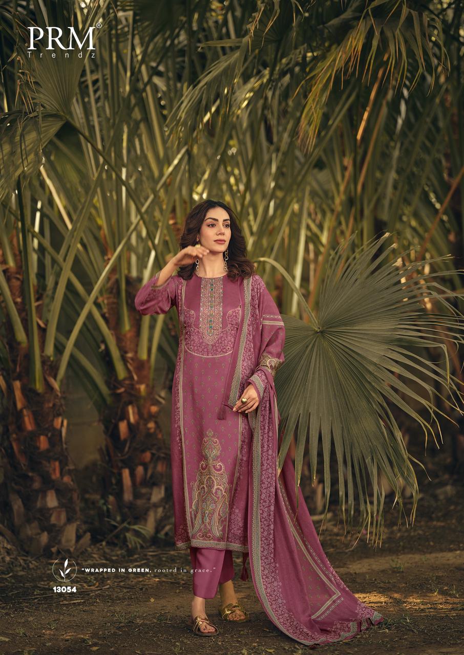 Juliette Prm Trendz Bemberg Muslin Pant Style Suits Manufacturer India