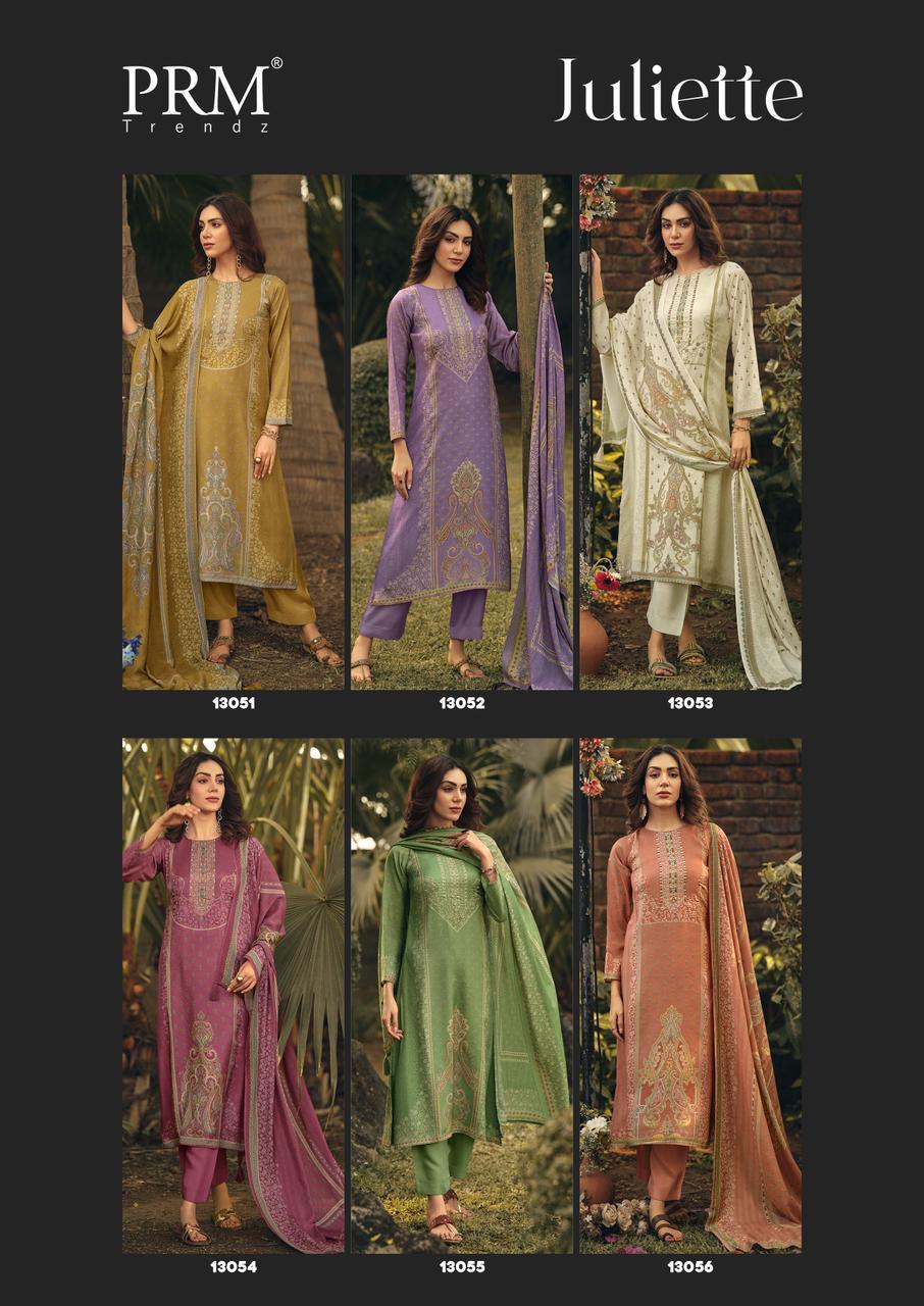Juliette Prm Trendz Bemberg Muslin Pant Style Suits Manufacturer India