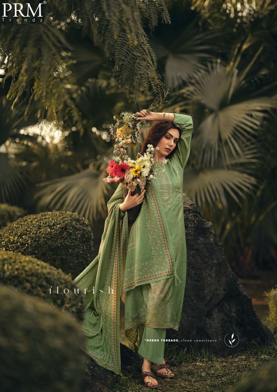 Juliette Prm Trendz Bemberg Muslin Pant Style Suits Manufacturer India