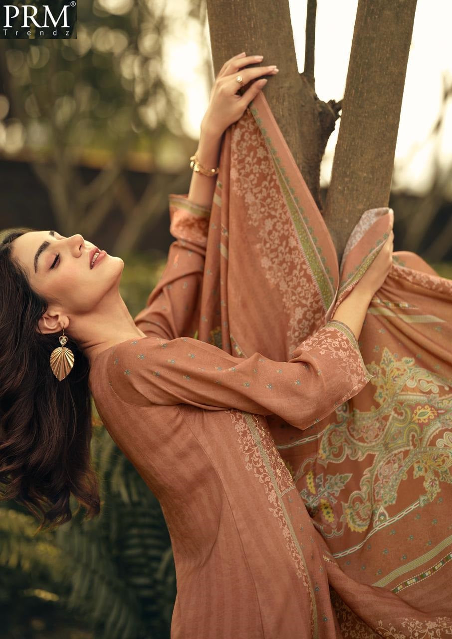 Juliette Prm Trendz Bemberg Muslin Pant Style Suits Manufacturer India