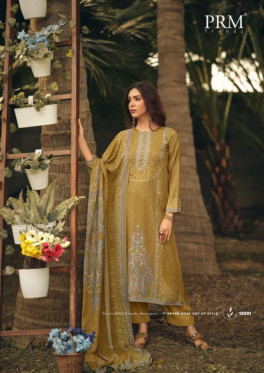 Juliette Prm Trendz Bemberg Muslin Pant Style Suits Manufacturer India