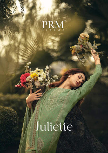 Juliette Prm Trendz Bemberg Muslin Pant Style Suits Manufacturer India
