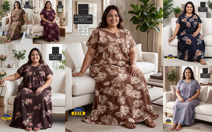 Jumbo Alpine 121026 Skager Night Gowns Wholesaler Gujarat
