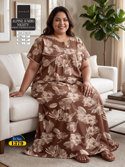 Jumbo Alpine 121026 Skager Night Gowns Wholesaler Gujarat