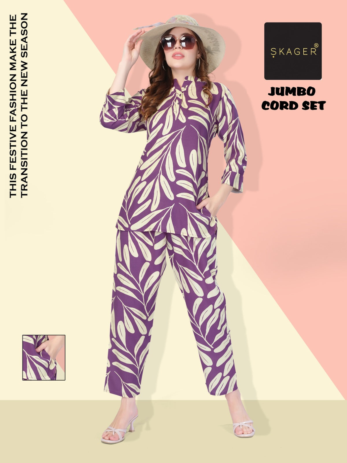 Jumbo Size 1310 Skager Rayon 17Kg Co Ord Set Manufacturer Gujarat