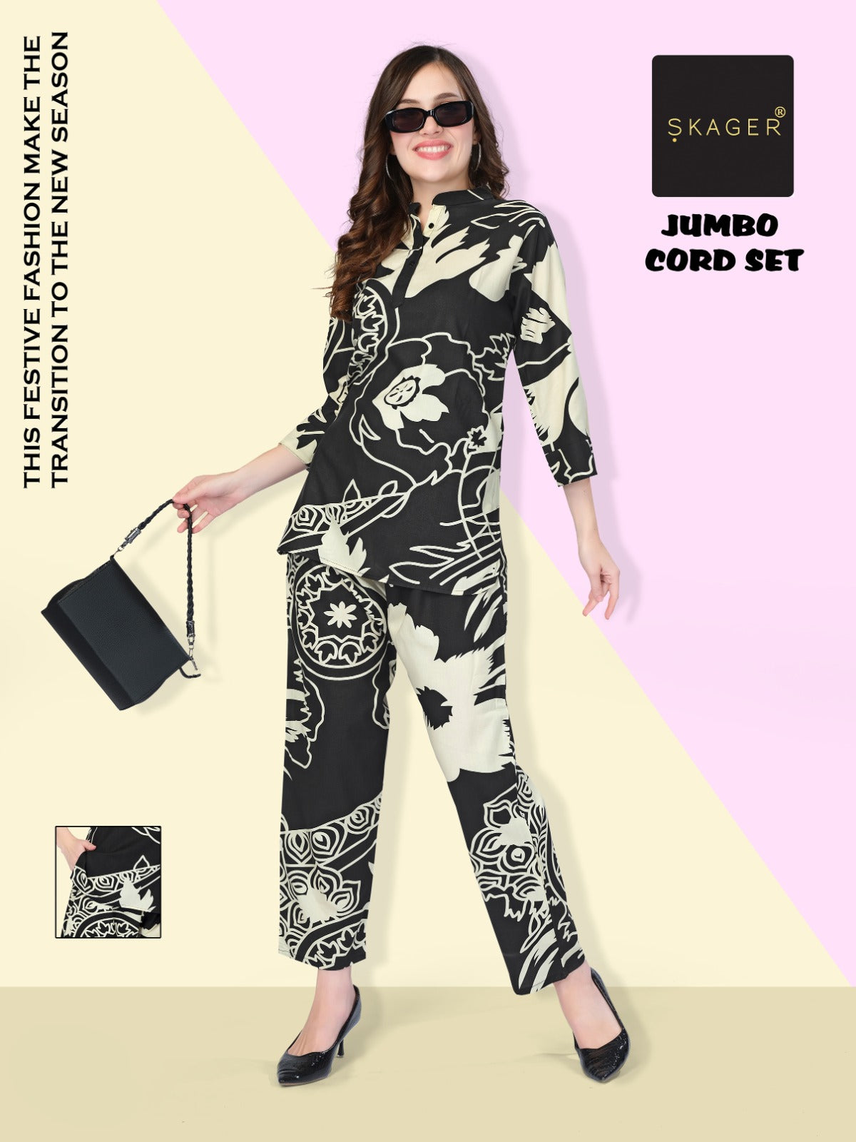 Jumbo Size 1310 Skager Rayon 17Kg Co Ord Set Manufacturer Gujarat
