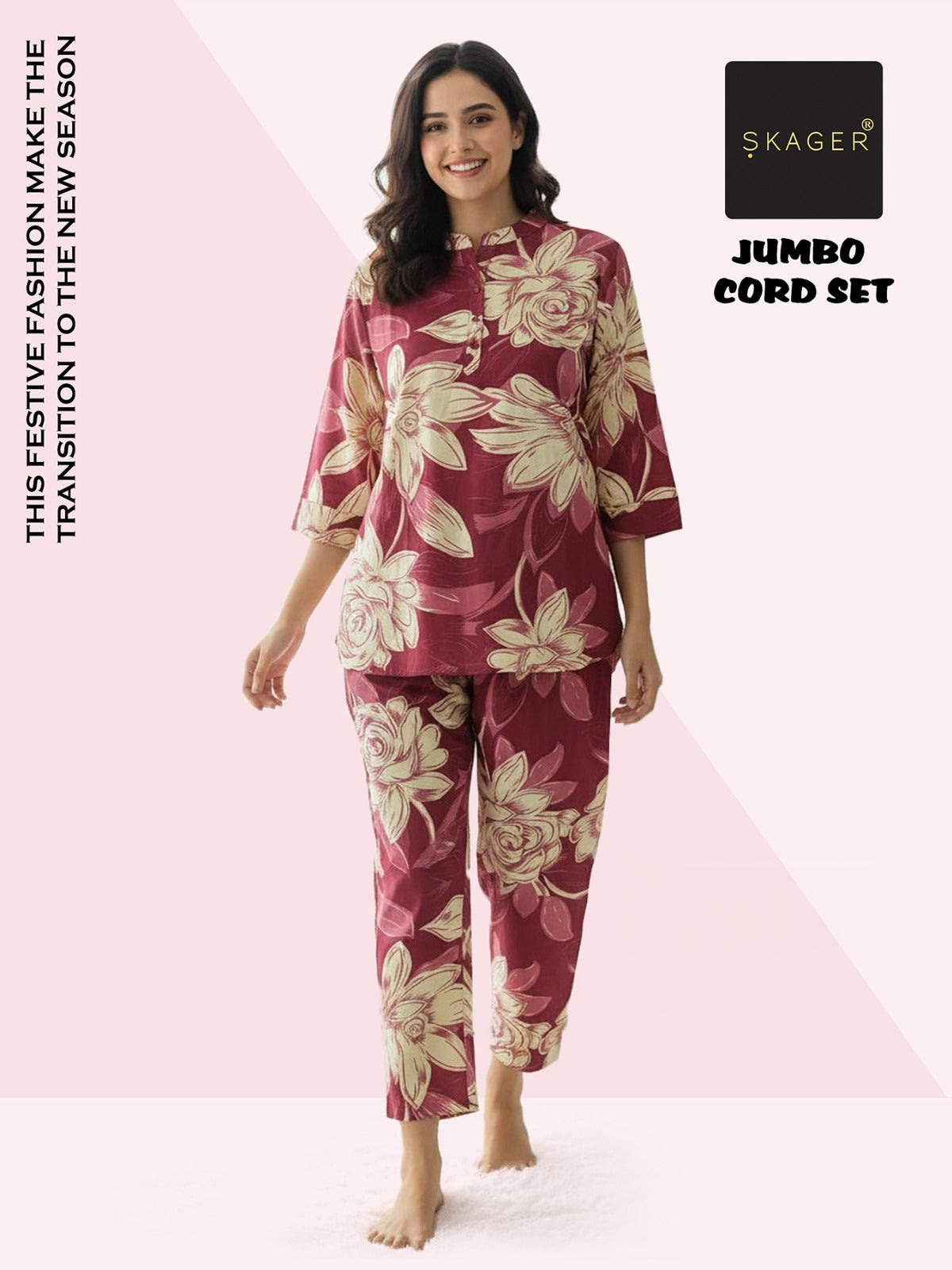 Jumbo Size 1310 Skager Rayon 17Kg Co Ord Set Manufacturer Gujarat