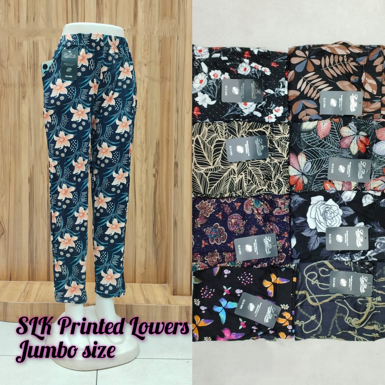 Jumbo Size Hanso Silk Women Night Lower Supplier