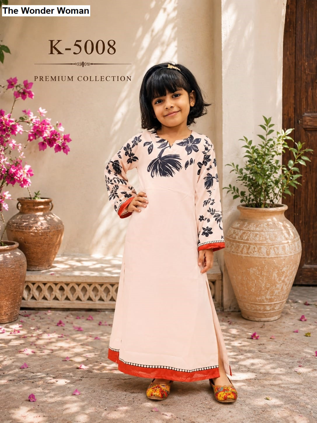 June Edition Vol 2 The Wonder Woman Mal Satin Girls Kurti Manufacturer Gujarat