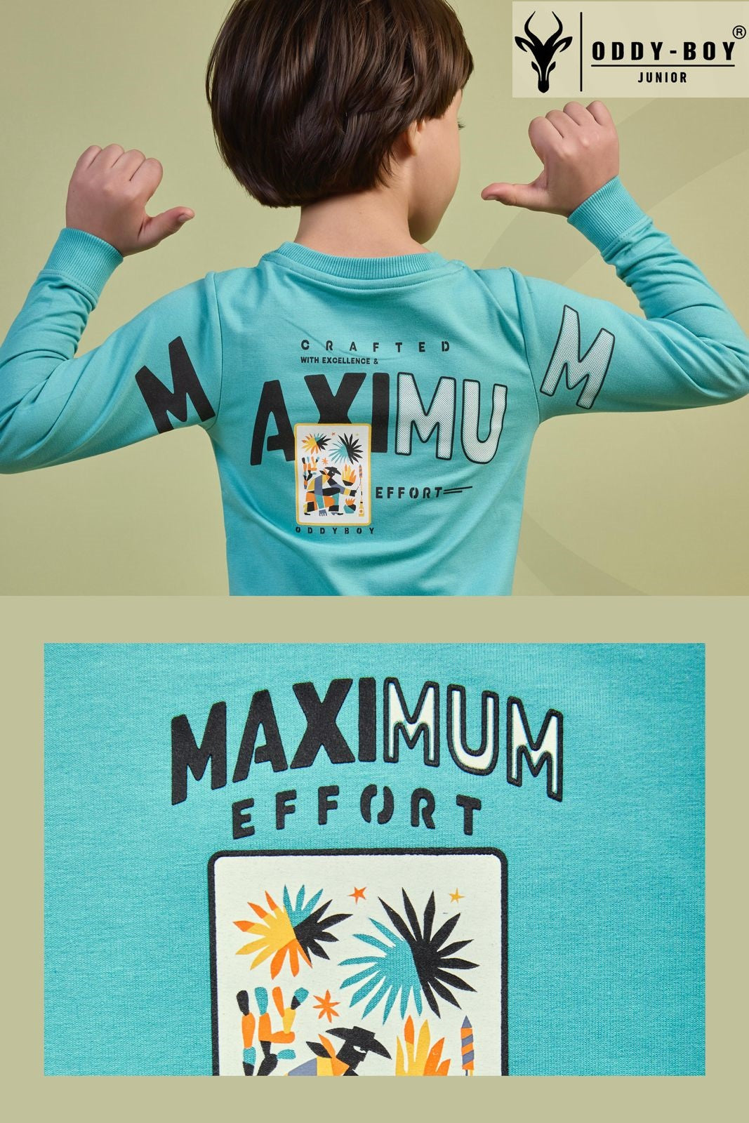 Junior Obj 166-A 166-B Oddy Boy Lycra Looper Boys Tshirt Wholesale Price