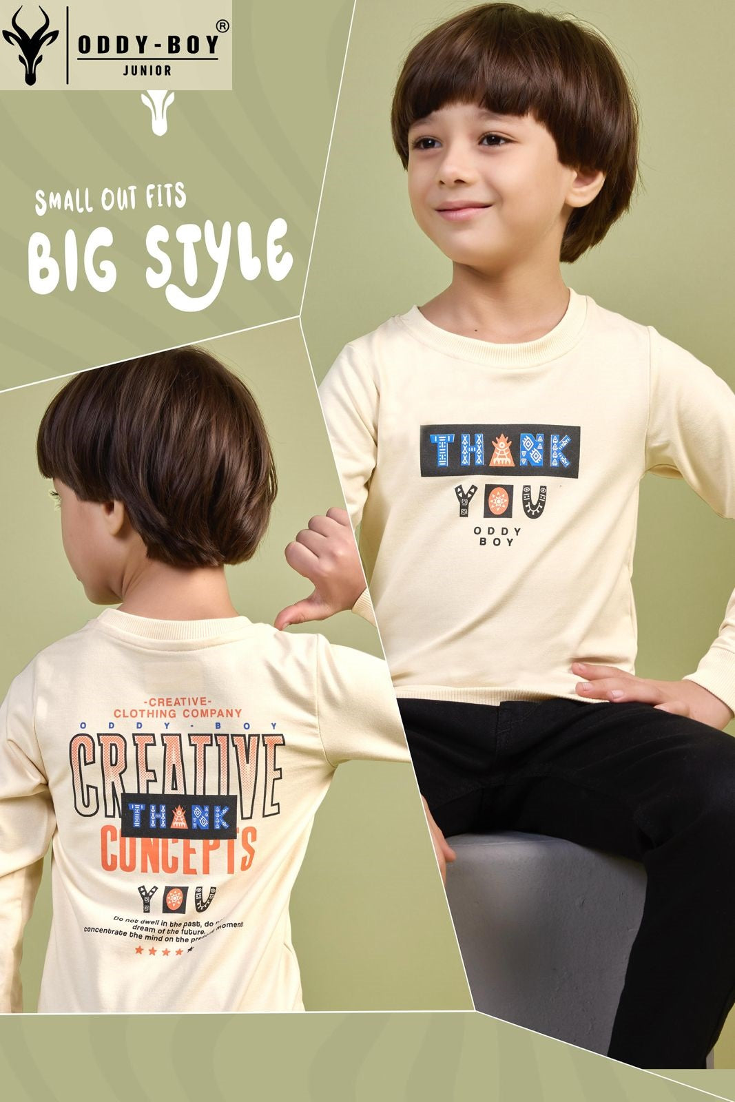 Junior Obj 166-A 166-B Oddy Boy Lycra Looper Boys Tshirt Wholesale Price