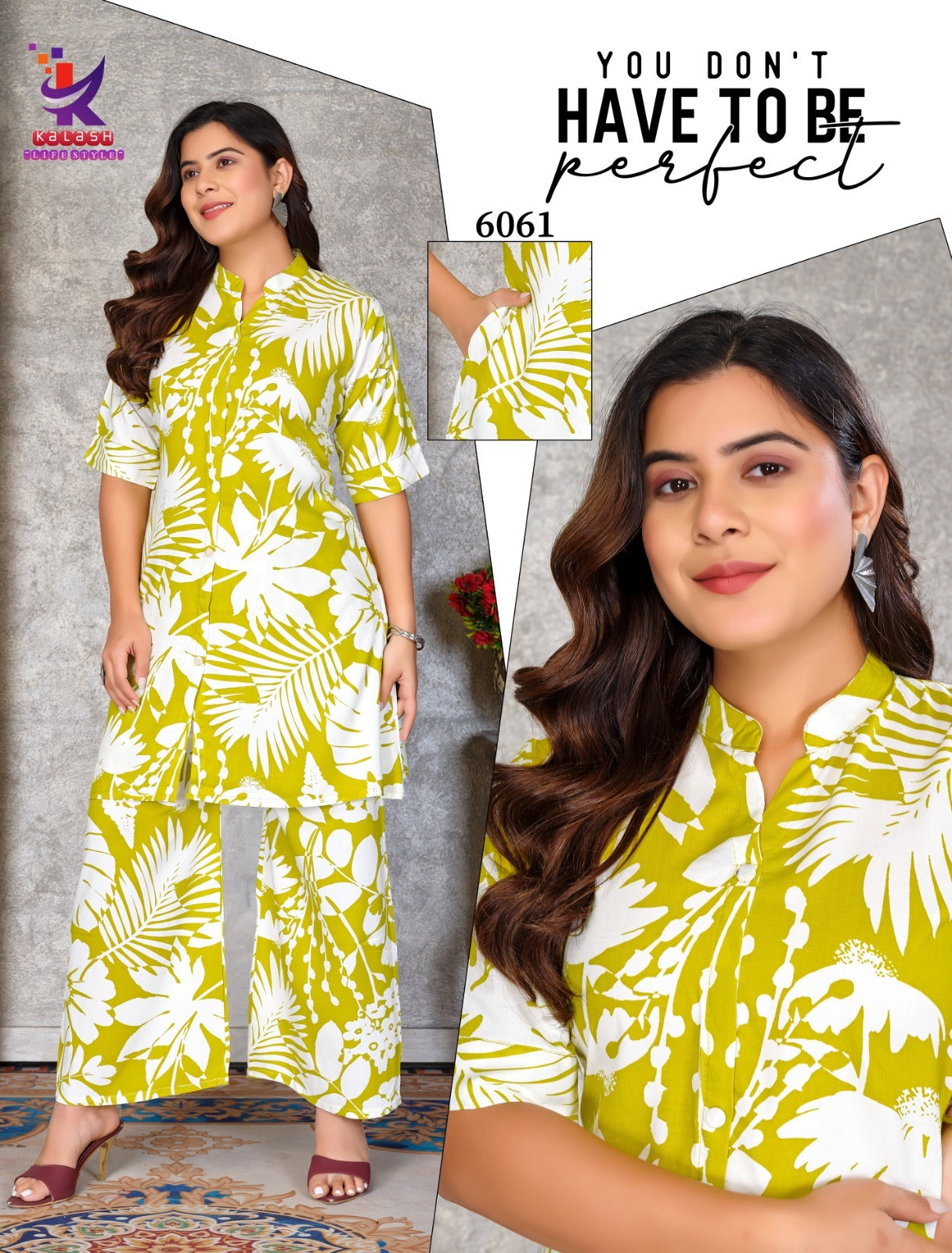 Just Be Real Mlm Kalash Lifestyle Rayon 17Kg Co Ord Set Wholesaler Ahmedabad