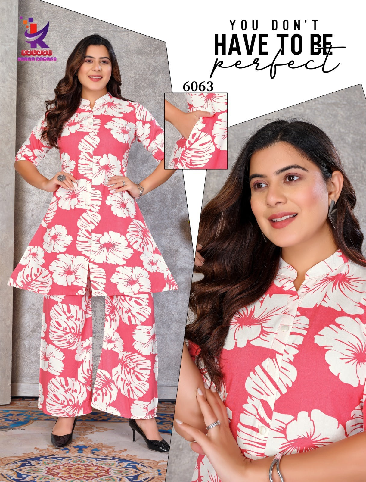 Just Be Real Mlm Kalash Lifestyle Rayon 17Kg Co Ord Set Wholesaler Ahmedabad