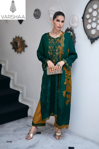 Just The Way You Are Varshaa Viscose Pashmina Suits Wholesaler Gujarat