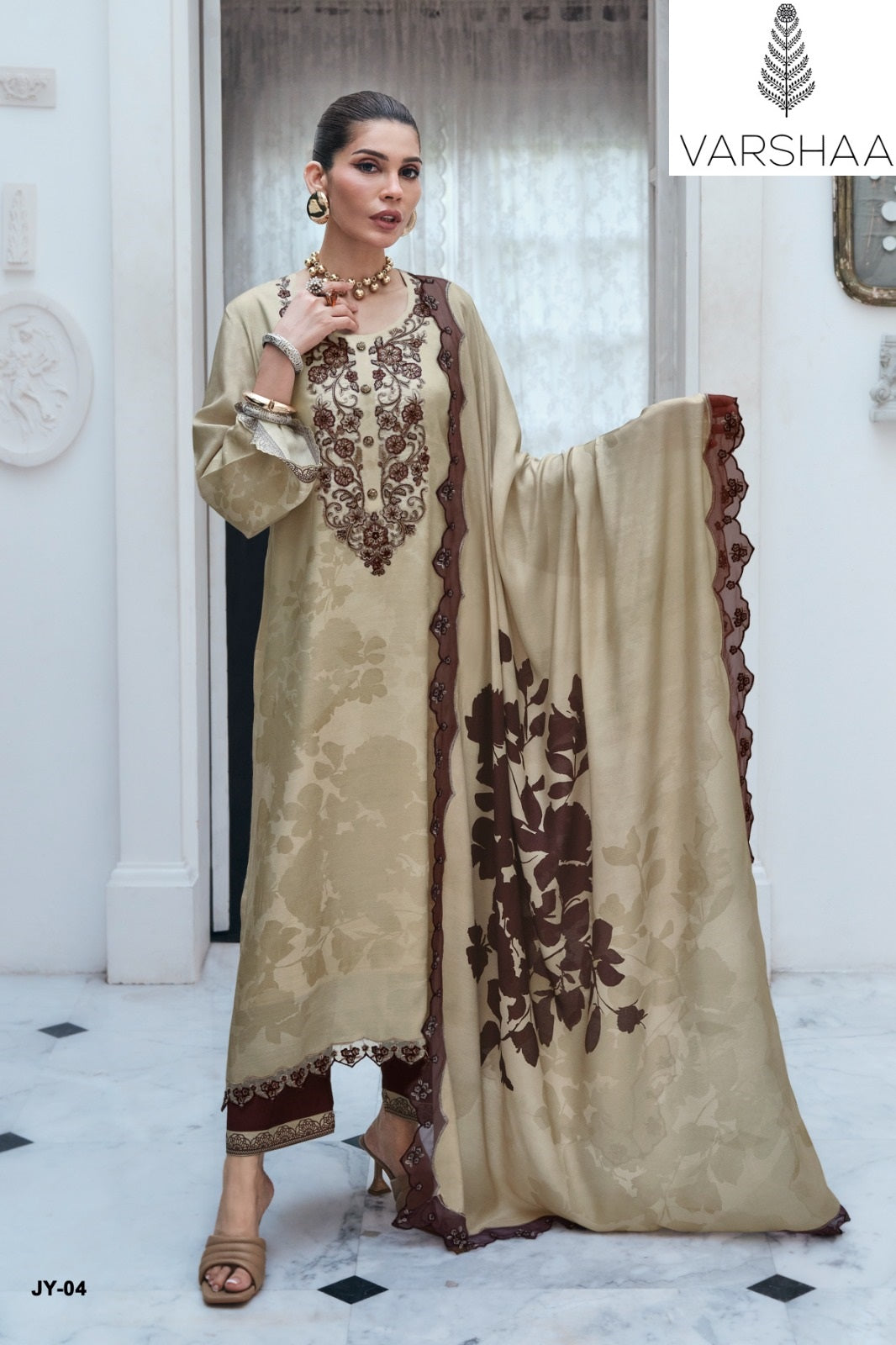 Just The Way You Are Varshaa Viscose Pashmina Suits Wholesaler Gujarat