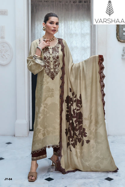 Just The Way You Are Varshaa Viscose Pashmina Suits Wholesaler Gujarat