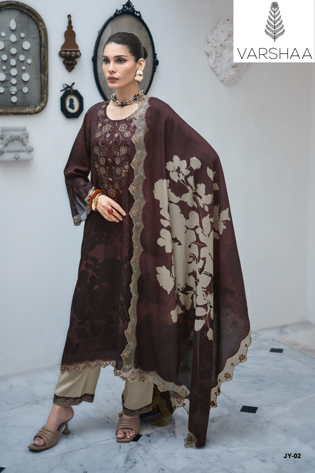 Just The Way You Are Varshaa Viscose Pashmina Suits Wholesaler Gujarat