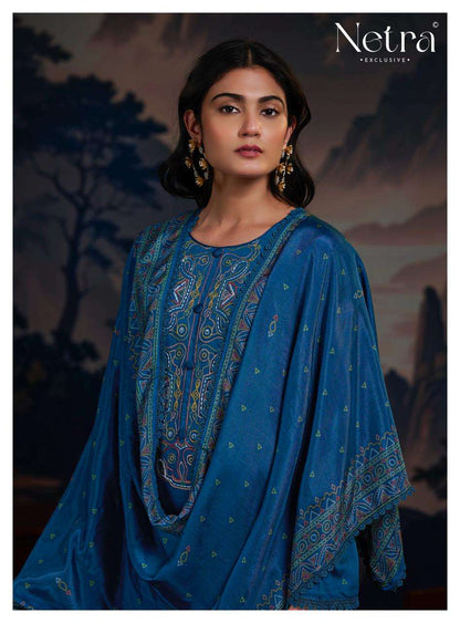 Juvi Netra Cotton Pant Style Suits Manufacturer Ahmedabad